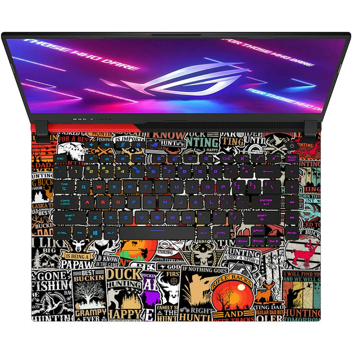 Asus Laptop Skin - Hunting Sticker Bomb DS2