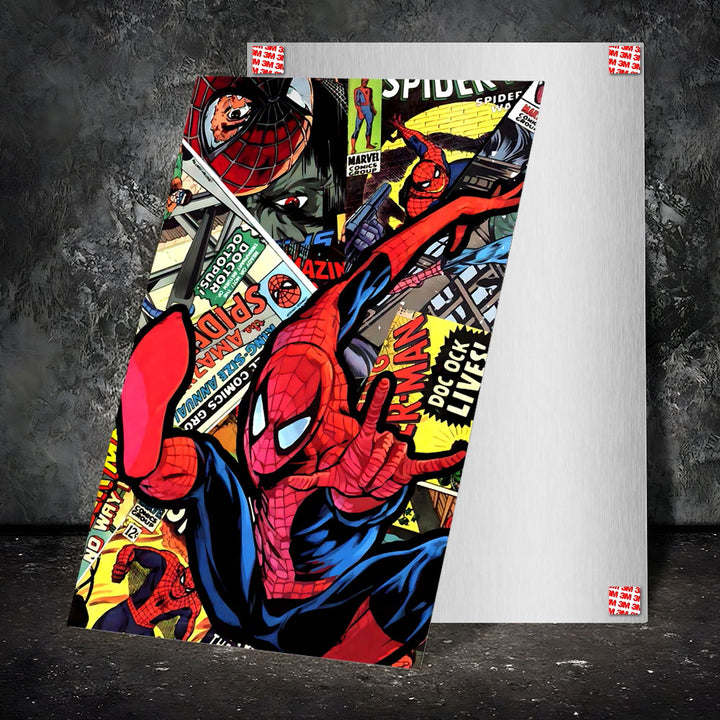 Metal Poster - Superhero Spiderman SM01