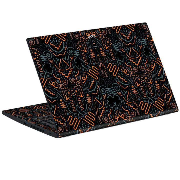 Acer Laptop Skin - Spiral Abstract