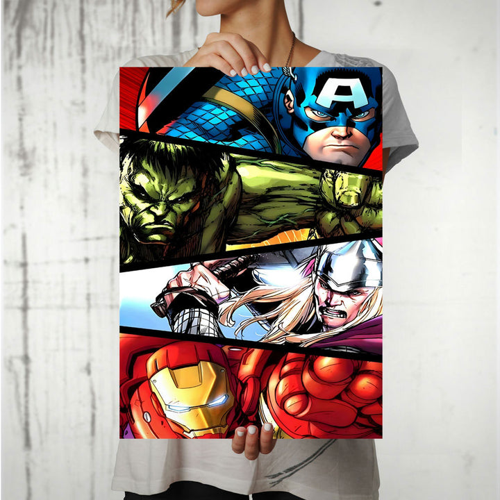 Metal Poster - Superhero Avengers AV02