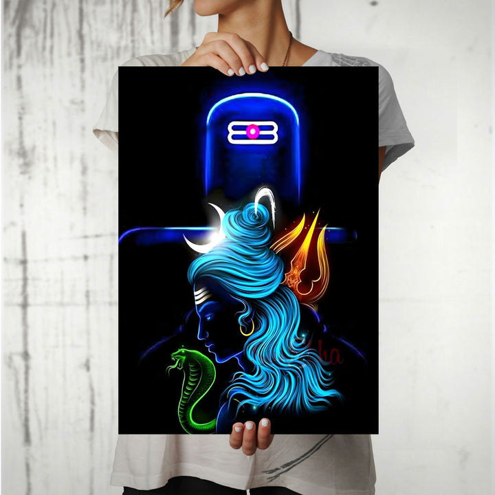 Metal Poster - Lord Shiva LS02