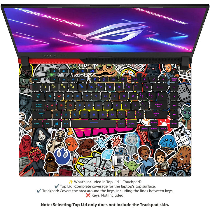 Asus Laptop Skin - Star Wars Collage