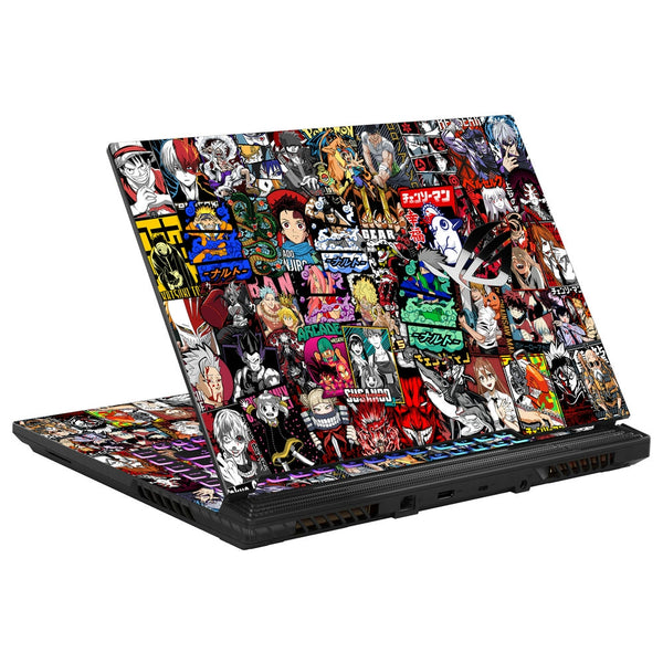 Asus Laptop Skin - Anime Arcade Sticker Bomb