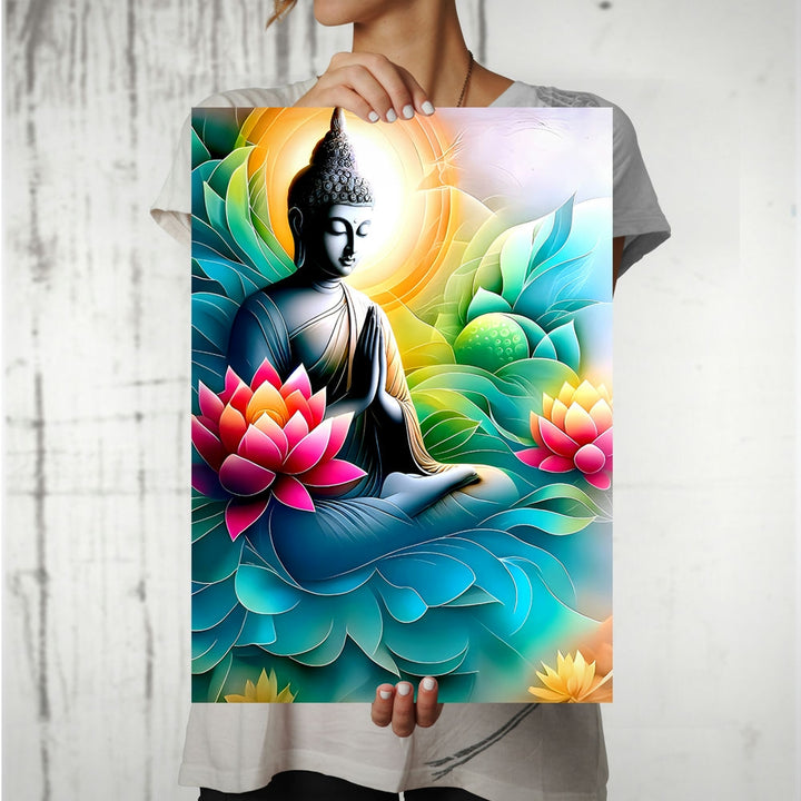 Metal Poster - Lord Buddha LB11