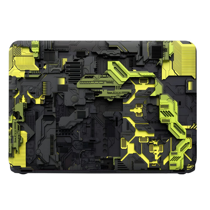 Laptop Skin - Tech Green