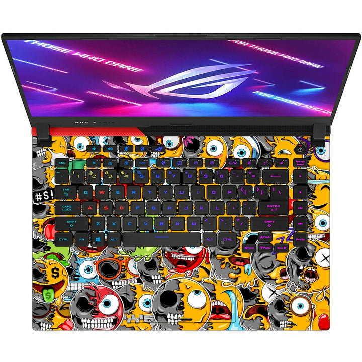 Asus Laptop Skin - Emojis Sticker Bomb