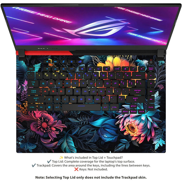 Asus Laptop Skin - Floral Mirage