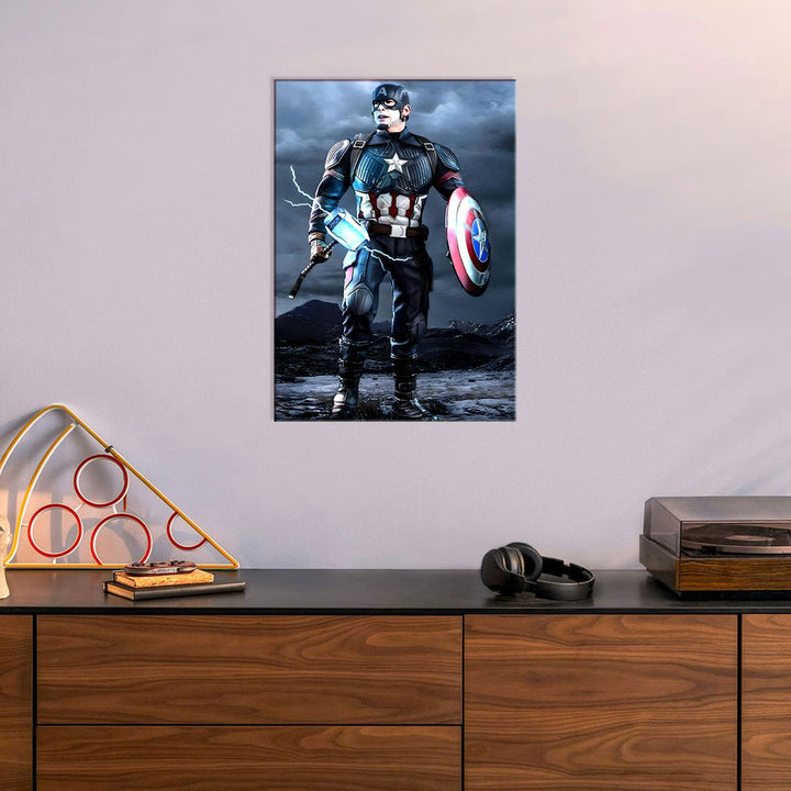 Metal Poster - Superhero Captain America CAP07