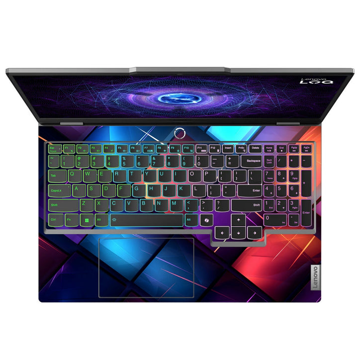 Lenovo LOQ Laptop Skin - Vivid Cube Gradient Mosaic