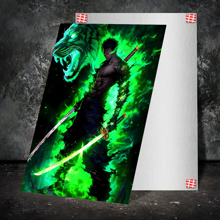 Metal Poster - One Piece Roronoa Zoro OP57