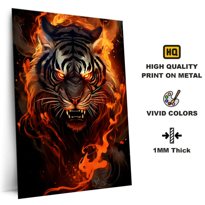 Metal Poster - Wildlife Tiger TG03