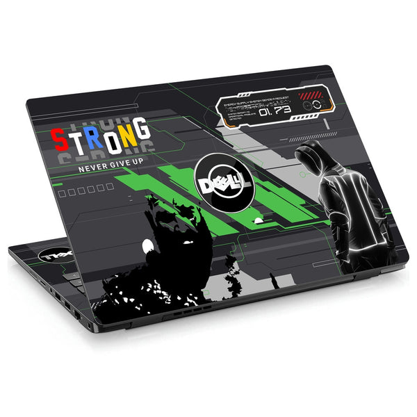 Dell Laptop Skin - Dell Futuristic Tech Gaming