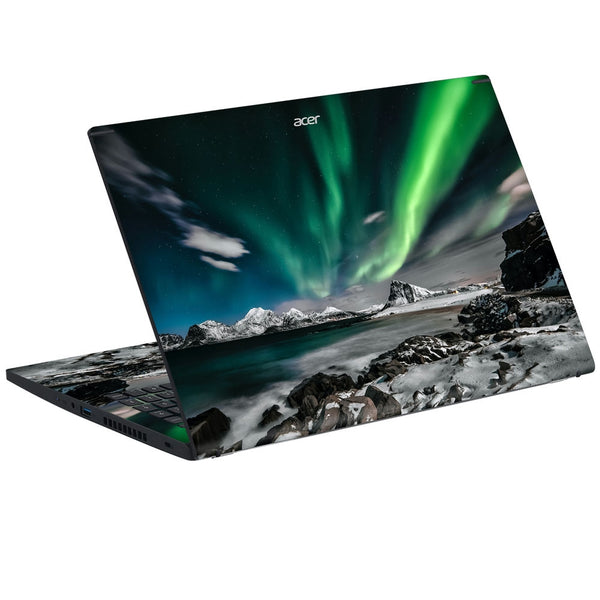 Acer Laptop Skin - Green Rays on Ocean