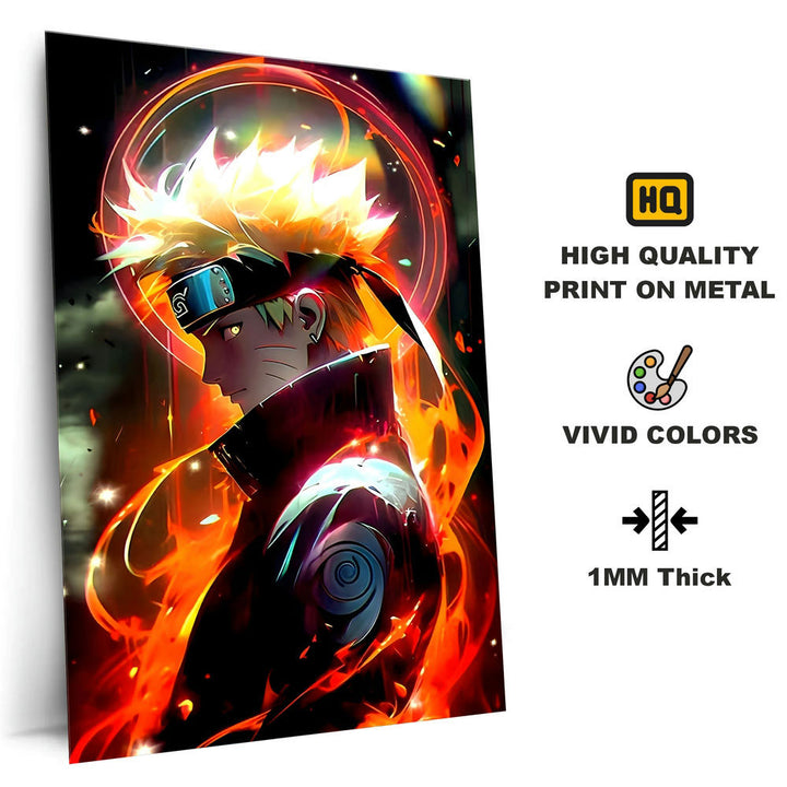 Metal Poster - Naruto Uzumaki NU01