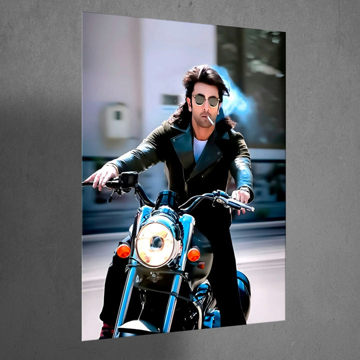 Metal Poster - Ranbir Kapoor RK01