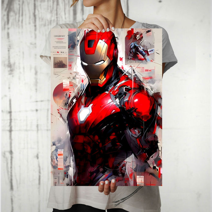 Metal Poster - Superhero Iron Man IM03