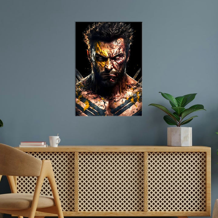 Metal Poster - Superhero Wolverine WOL03