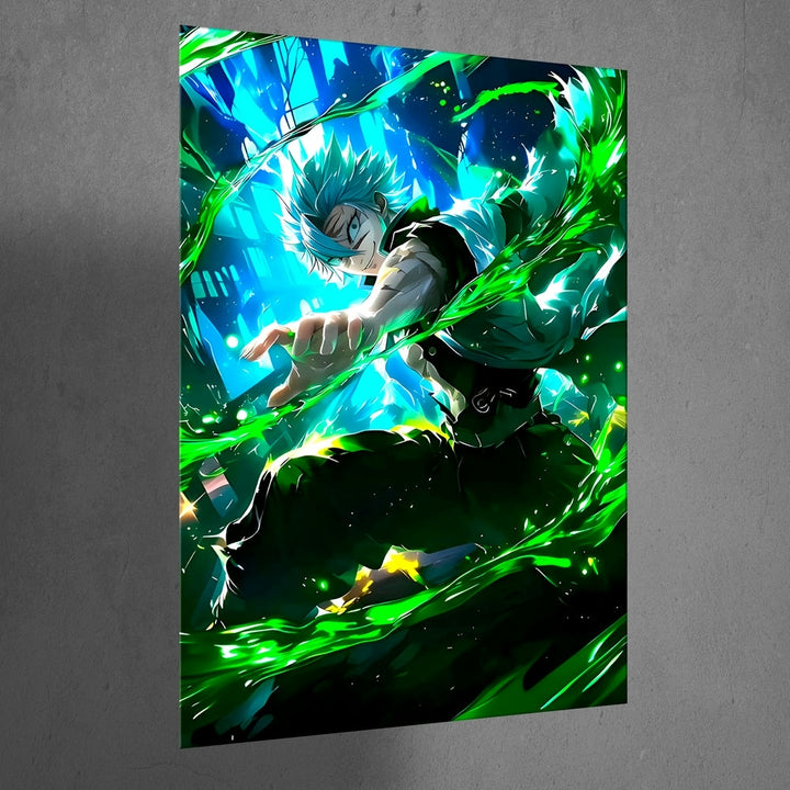 Metal Poster - Anime Demon Slayer DS02