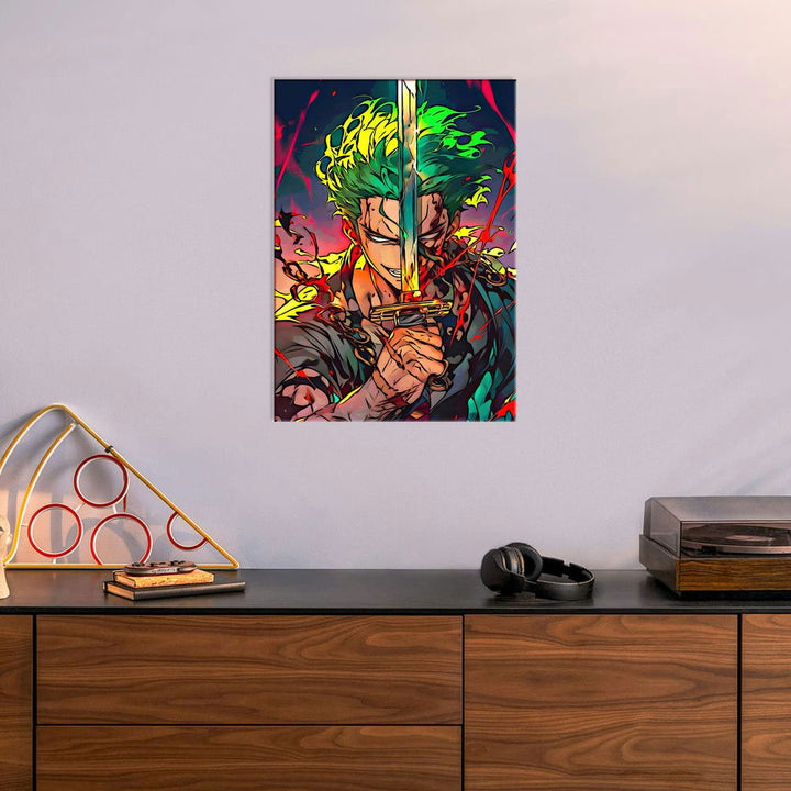 Metal Poster - One Piece Roronoa Zoro OP26