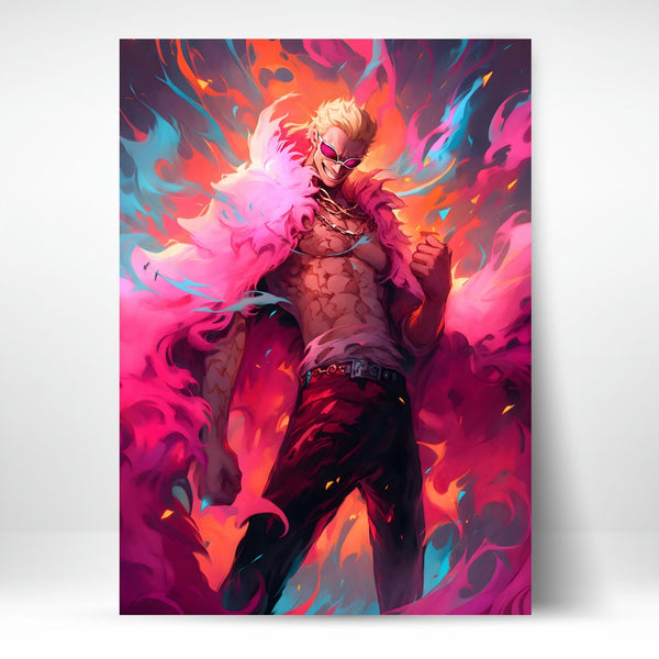 Metal Poster - Anime One Piece Doflamingo OP61