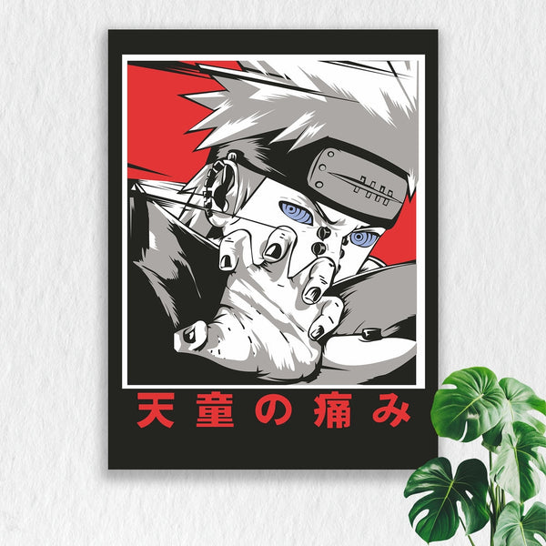 Self Adhesive Textured Vinyl Poster Kakashi Hatake Naruto