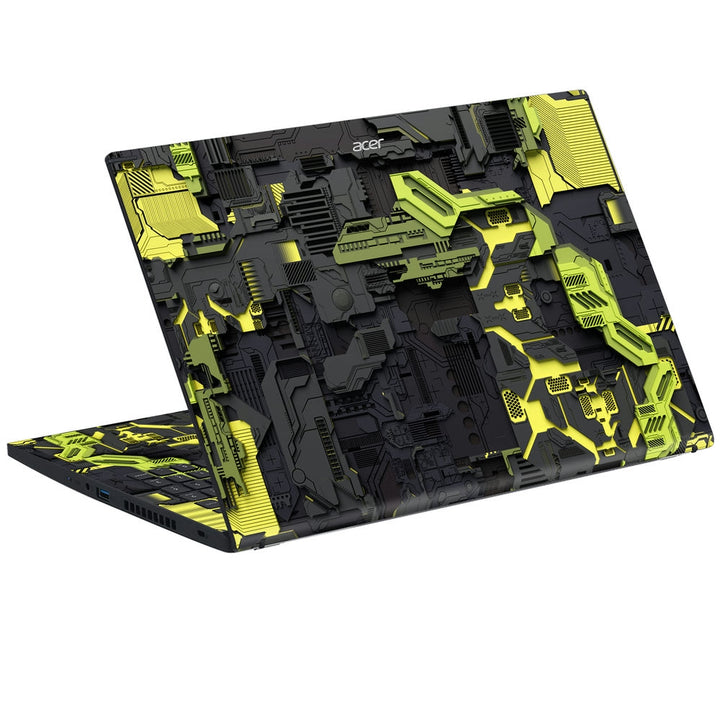 Acer Laptop Skin - Tech Green