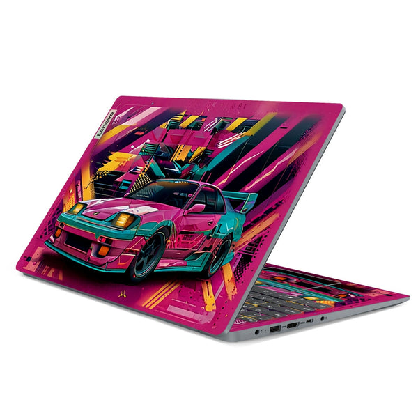 Lenovo Laptop Skin - Vibrant Retro Racer