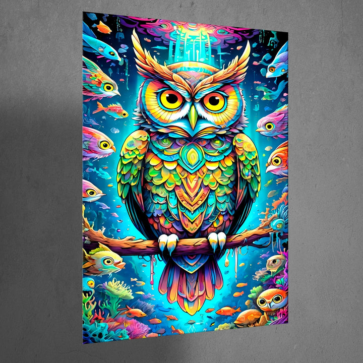 Metal Poster - Wildlife Owl WO01