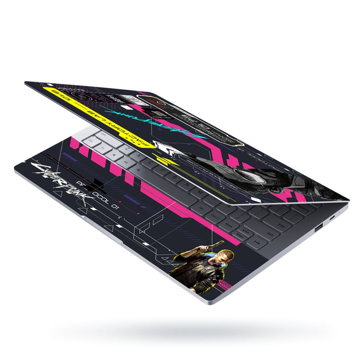 Laptop Skin - Cyberpunk Data Drift