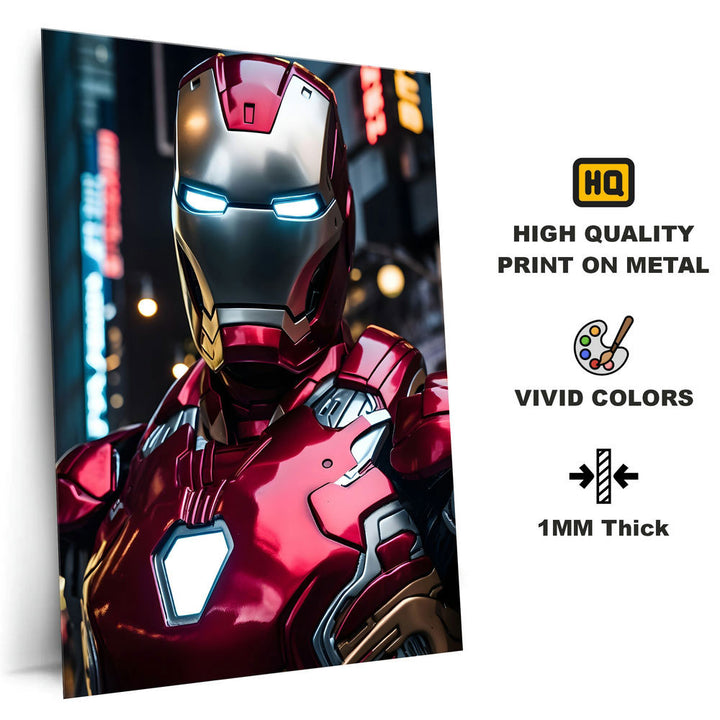 Metal Poster - Superhero Iron Man IM01