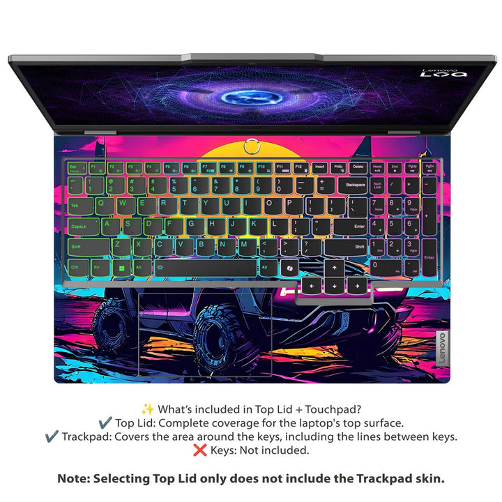 Laptop Skin - Sunset Skyline Cruise