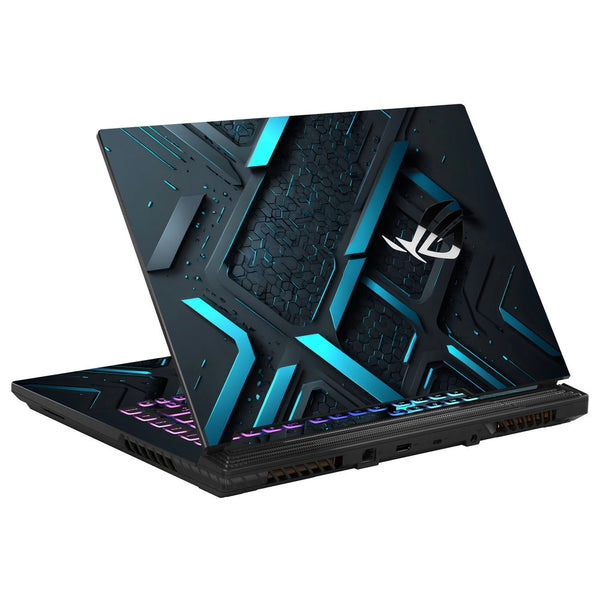 Asus Laptop Skin - Glowing Blue Grid Structure