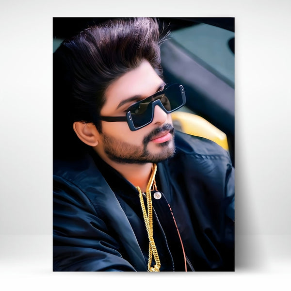 Metal Poster - Allu Arjun AA02