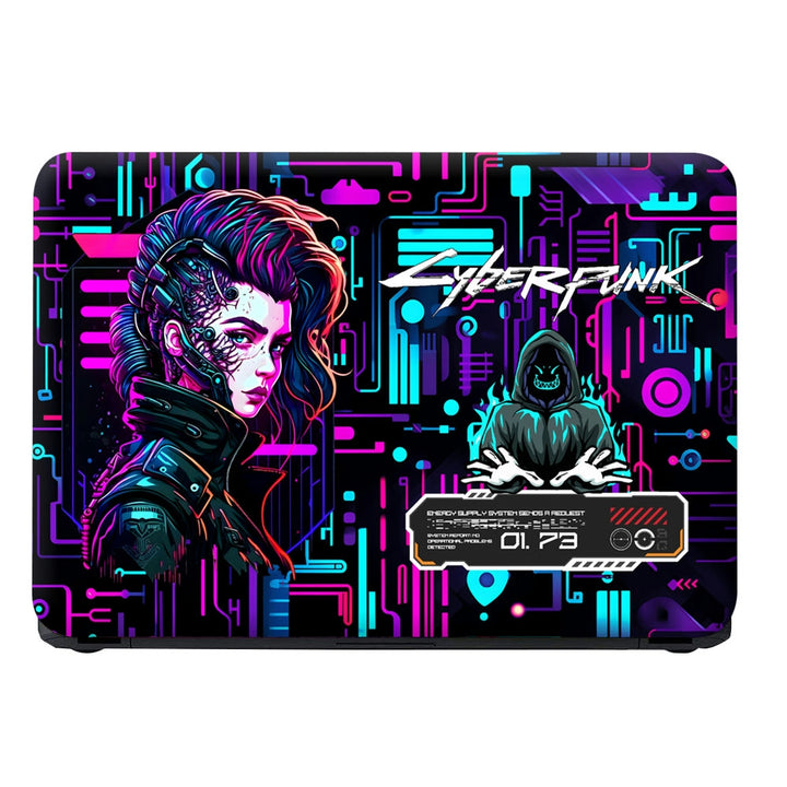 Laptop Skin - Cyberpunk Neon Hacker