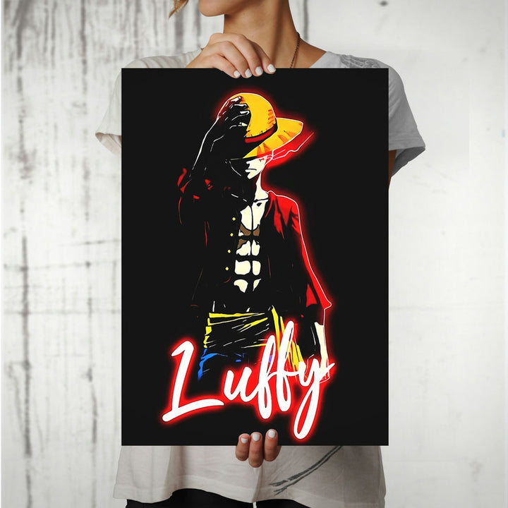 Metal Poster - One Piece Monkey D Luffy OP51