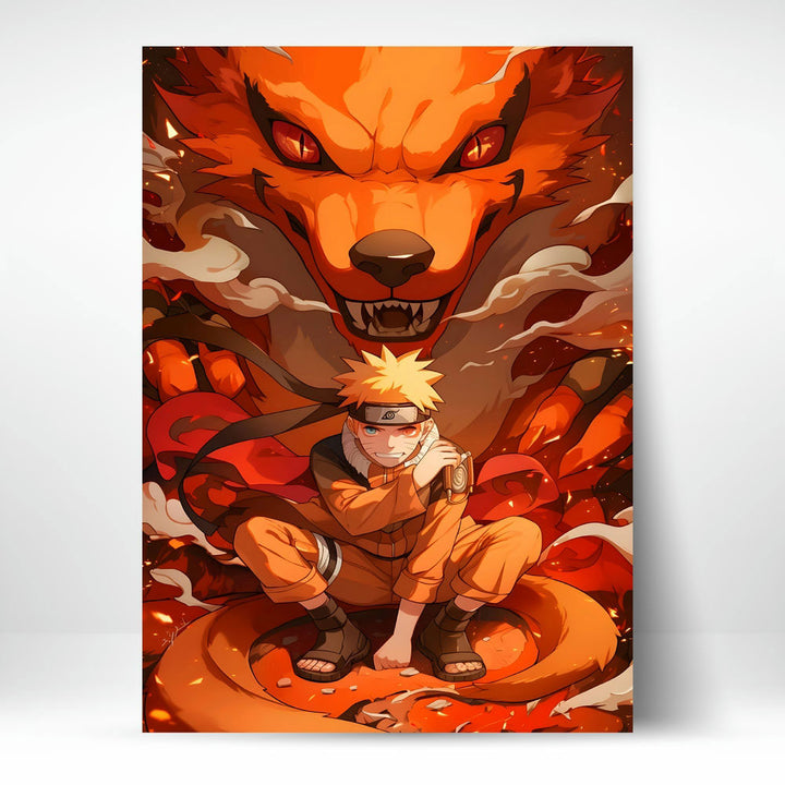 Metal Poster - Kurama Nine Tails