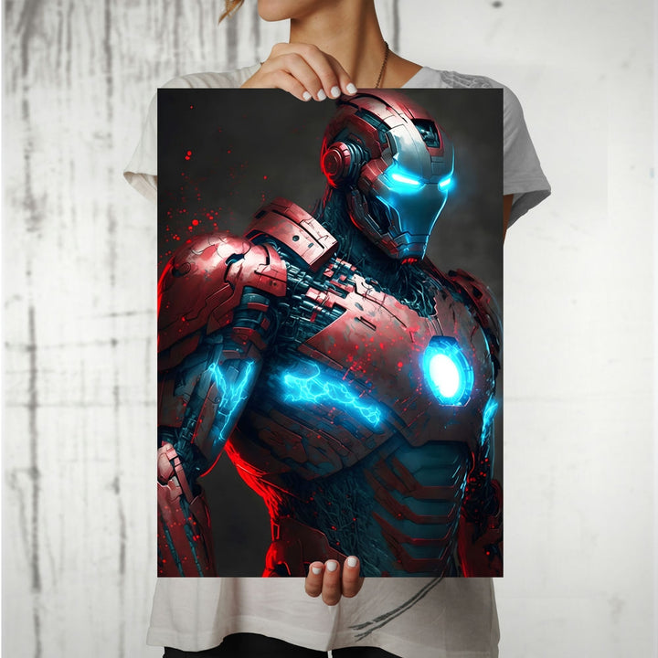 Metal Poster - Superhero Iron Man IM12