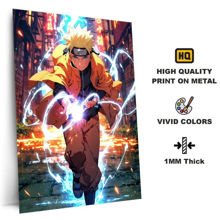 Metal Poster - Naruto Uzumaki NAR01