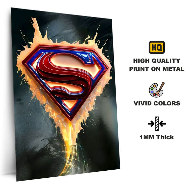 Metal Poster - Superhero Superman SUP01