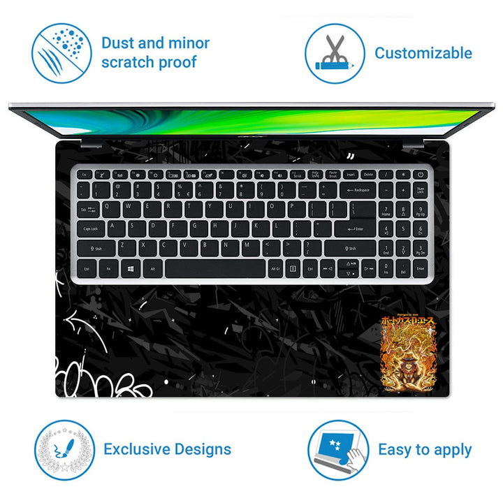 Laptop Skin - One Piece Anime Legendary DS23