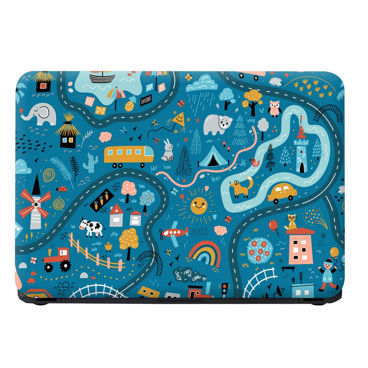 Laptop Skin - Road Map