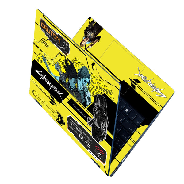 Laptop Skin - Cyberpunk Neon Edge