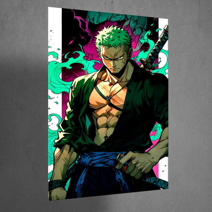 Metal Poster - One Piece Roronoa Zoro OP54