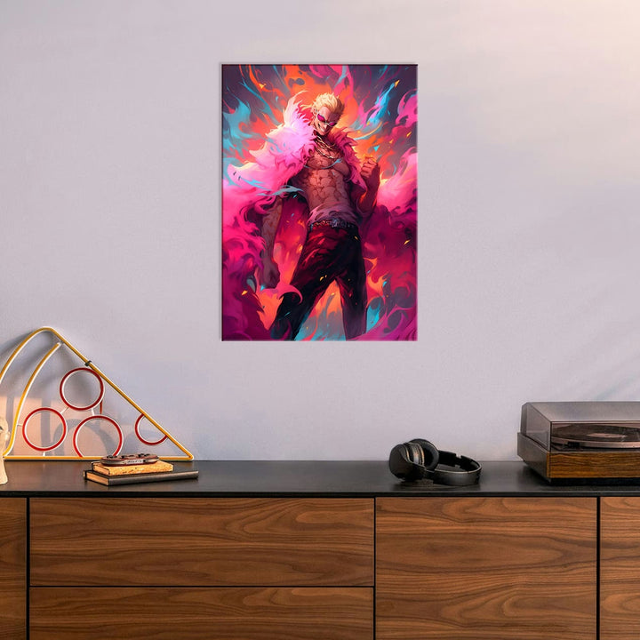 Metal Poster - Anime One Piece Doflamingo OP61