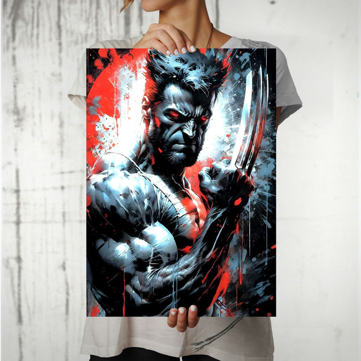 Metal Poster - Superhero Wolverine WOL05