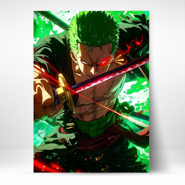 Metal Poster - One Piece Roronoa Zoro OP23