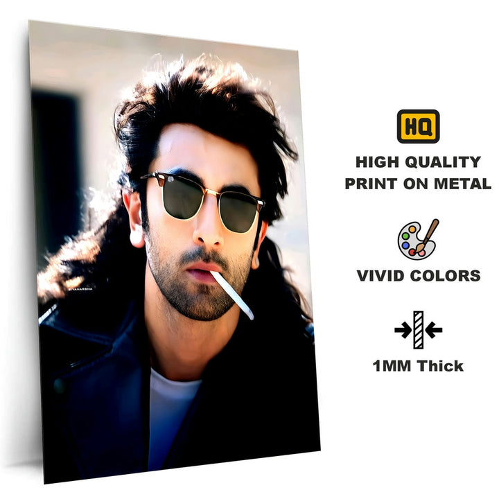 Metal Poster - Ranbir Kapoor RK03