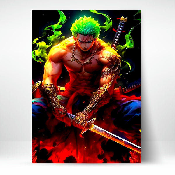 Metal Poster - One Piece Roronoa Zoro OP42