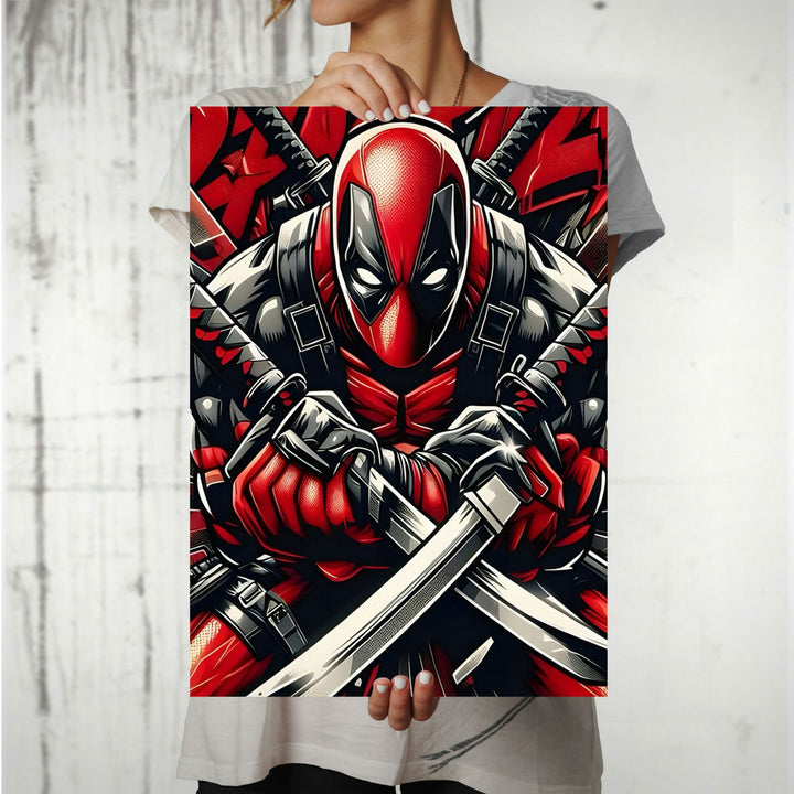 Metal Poster - Superhero Deadpool DP02