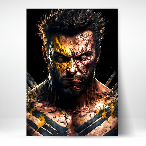 Metal Poster - Superhero Wolverine WOL03